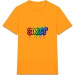 T-shirt Unisexe épais - Street Art en Graffiti Arc-en-Ciel