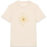 T-shirt Unisexe épais - L'œil doré sur motif céleste