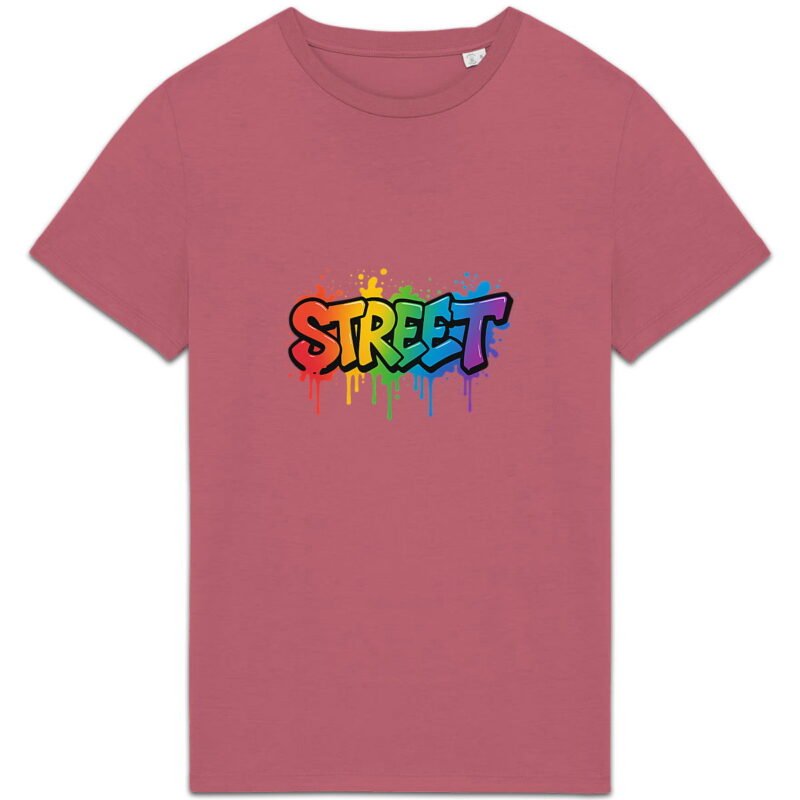 T-shirt Unisexe épais - Street Art en Graffiti Arc-en-Ciel