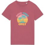 T-shirt Unisexe épais Good Vibes Only - Adoptez la Positivité