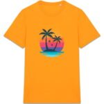 T-shirt Unisexe épais - Plongez dans des couleurs rétro avec style