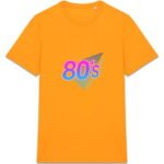 T-shirt Unisexe épais avec design 80's tendance