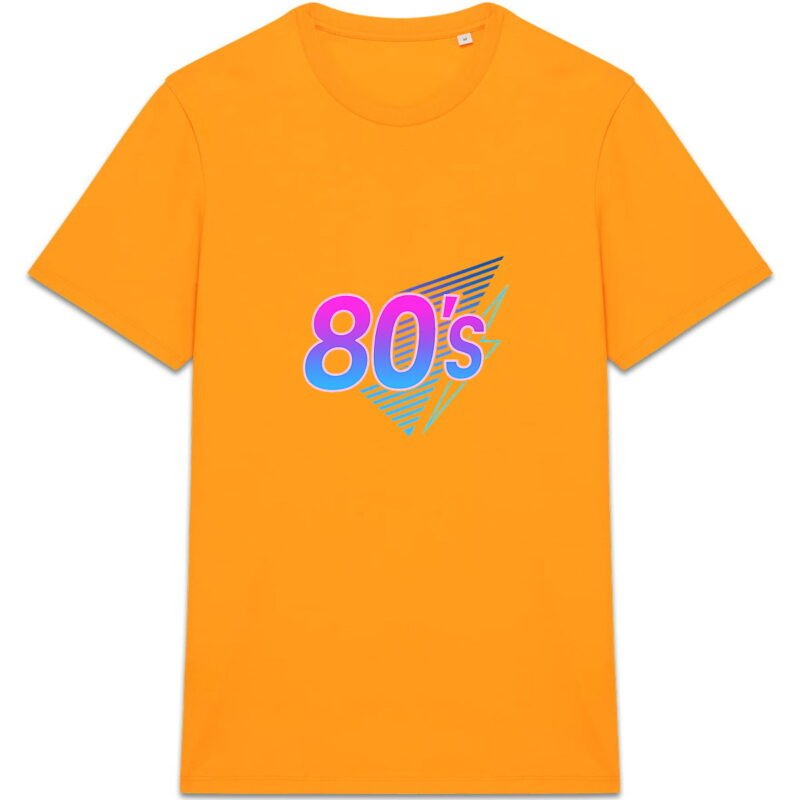 T-shirt Unisexe épais avec design 80's tendance