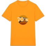 T-shirt Unisexe épais avec design vintage 70's