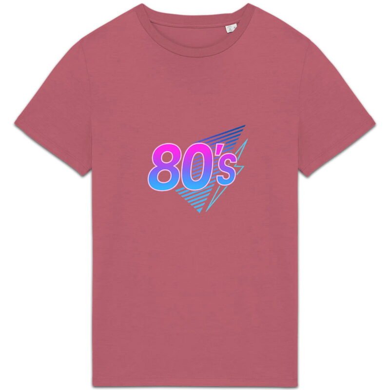 T-shirt Unisexe épais avec design 80's tendance
