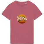 T-shirt Unisexe épais avec design vintage 70's