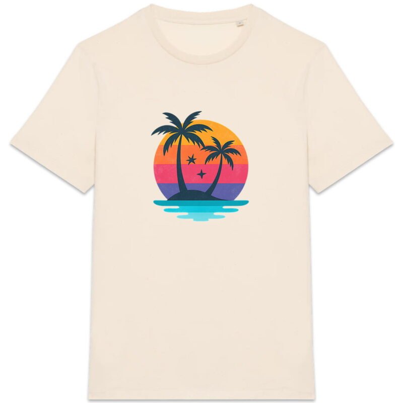 T-shirt Unisexe épais - Plongez dans des couleurs rétro avec style