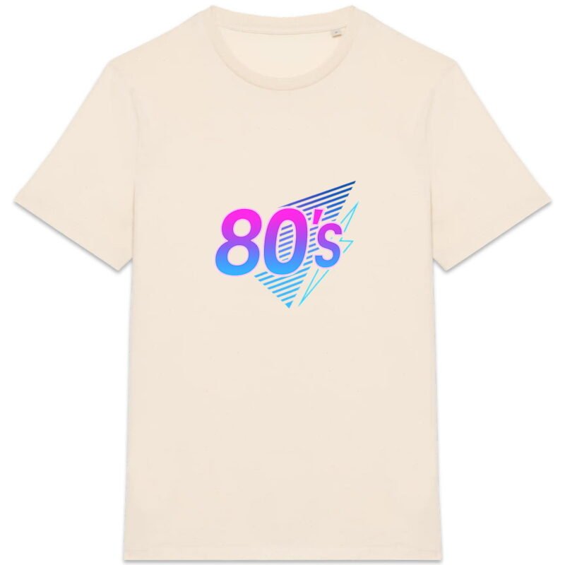 T-shirt Unisexe épais avec design 80's tendance
