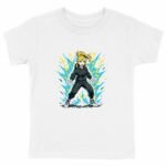 T-shirt Enfant Epais - Énergie Électrisante avec Personnage Unique