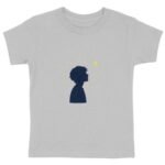 T-shirt Enfant Epais - Silhouette Étoilée pour les Petits Rêveurs