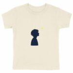 T-shirt Enfant Epais - Silhouette Étoilée pour les Petits Rêveurs