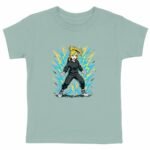 T-shirt Enfant Epais - Énergie Électrisante avec Personnage Unique